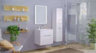 Тумба под раковину Jorno Modul 65 см белый